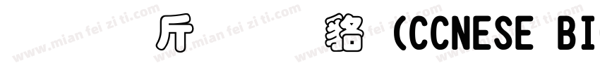 超研澤粗黑常规(CCNESE BIG5字体转换